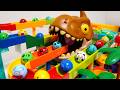 Satisfying Building Blocks Time travel! A block coaster featuring various dinosaurs and animals!