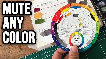How I Mute Watercolors (Desaturate Technique)