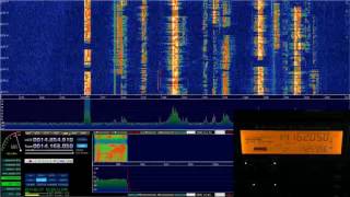K3 and SDRPlay RSP1 with HDSDR on 20 meters