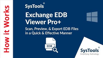 View, Search, Analyze, & Export EDB Files into Multiple Formats