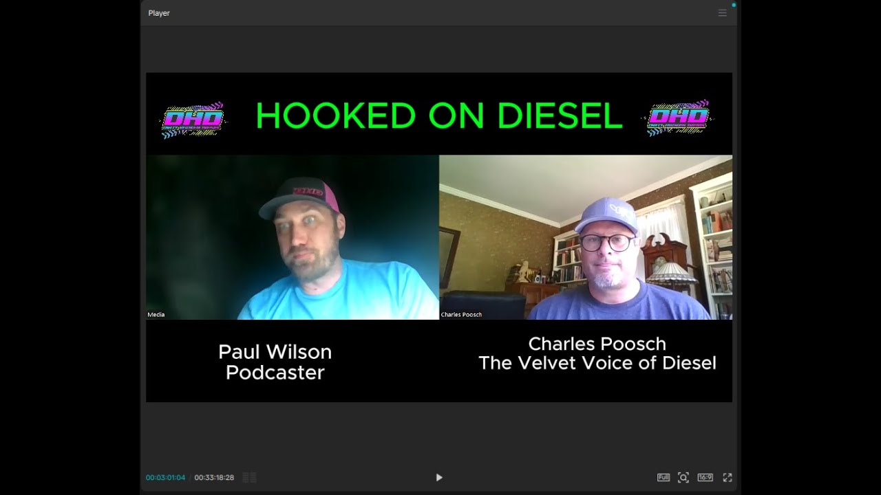 HOD: CHARLES POOSCH, The Velvet Voice of Diesel!