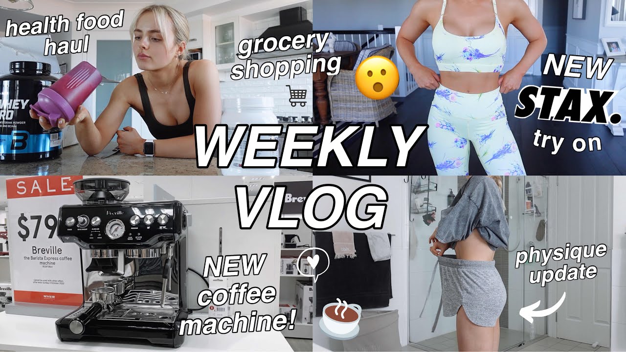 WEEKLY VLOG | NEW STAX COLLECTION! | I BOUGHT A COFFEE MACHINE | SUPPLEMENTS HAUL | Conagh Kathleen