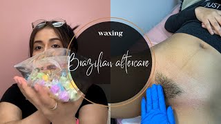 PRE + POST WAXING PRODUCTS!  Must-haves before your first Brazilian wax ✨😺