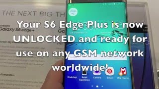 Unlock Samsung Galaxy S6 Edge Plus - Use it with any Network