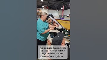 Last step before printing, we have to tape up the registration marks & job information.