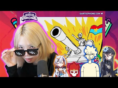 GARTICPHONE but it's a lobby full of ARTISTS | Myopia TG, Sino, Dishwasher1910, Tap Ve Man, Teu Teu