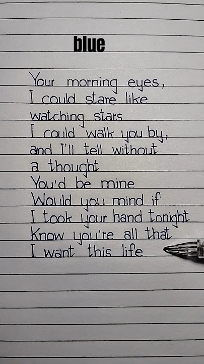 blue lyrics  part 1 - Yung Kai #blue #yungkai #lyrics