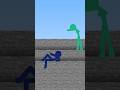 Stick figure transformation animated version by octovexoctovex minecraft shorts viral