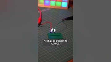 The simplest RGB LED