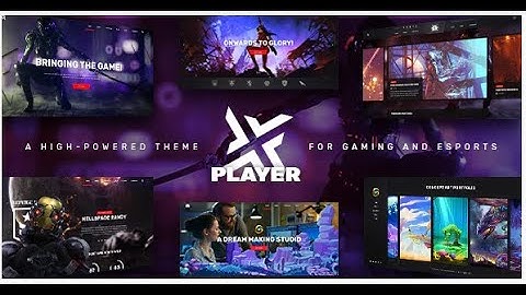 PlayerX - A High-powered Theme for Gaming and eSports | Amazing Gaming Website | Top WordPress Theme