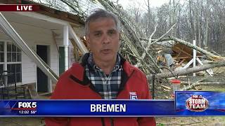 Storms roll through metro Atlanta