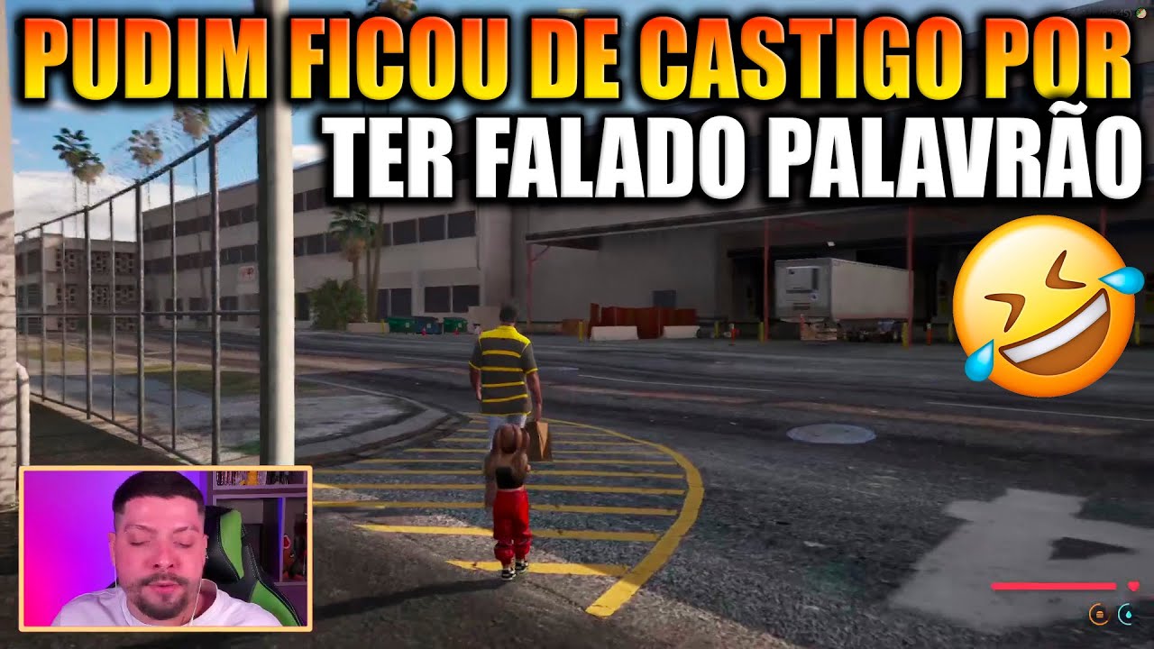 PUDIM FICOU DE CASTIGO POR TER FALADO PALAVRÃO, PAPAI LEDZINHO FICOU BOLADO COM ELA 😱👀🤣