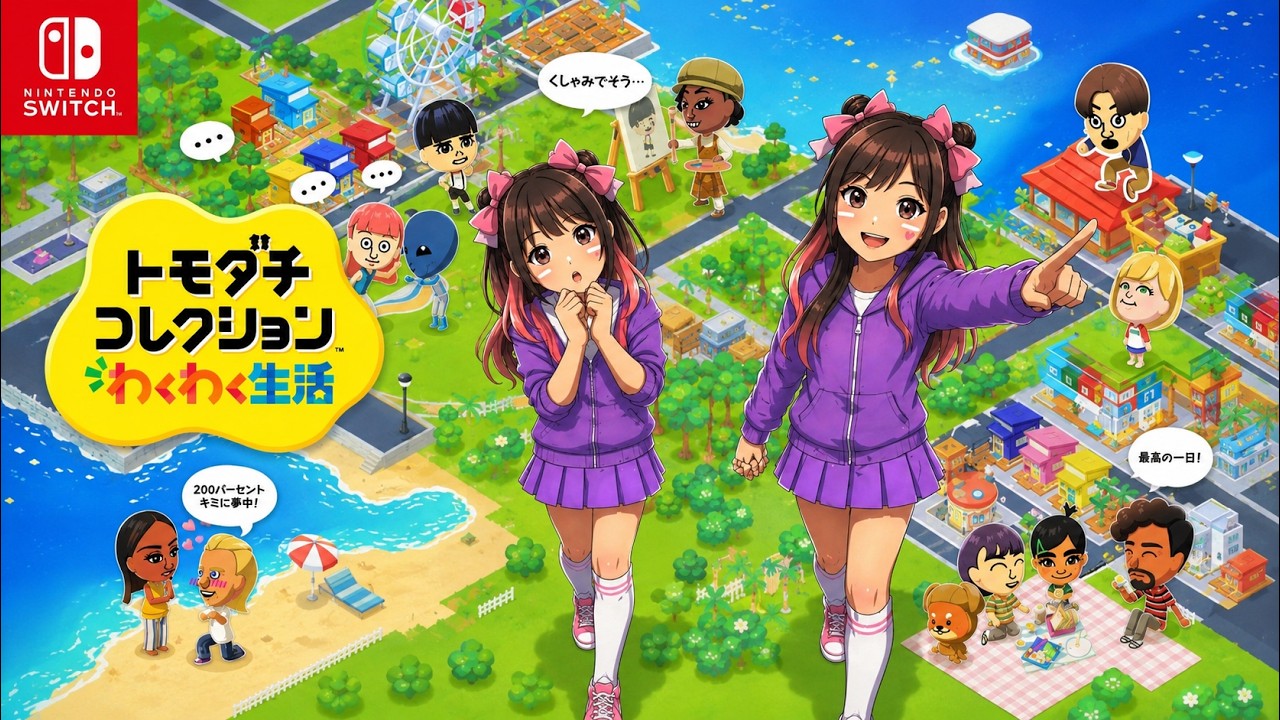【ゲーム実況】トモコレ初チャレンジ！キャラ作り✨️＃１