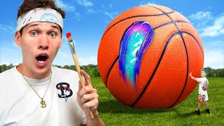 Customizing the World’s Largest Basketball (ft. ZHC)