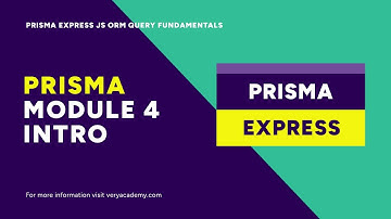 Module 4 Primer | Express API & Prisma ORM Query Fundamentals Course