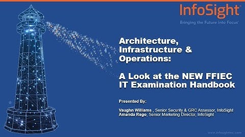 InfoSight - A Look at the NEW FFIEC IT Examination Handbook