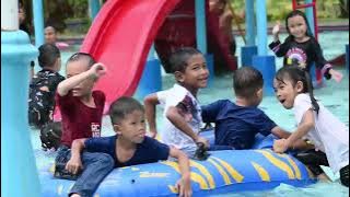DANAU SERAN WATERPARK, KESERUAN BERSAMA KAWAN-KAWAN- TK TRISULA RANTAU TAPIN