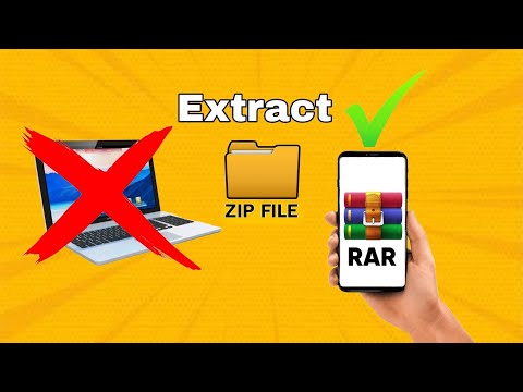 फोन📲 se zip file kese extract kare | How To Use RAR app