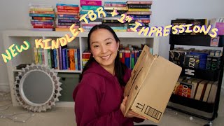 Kindle Unboxing, KU tbr and First Impressions