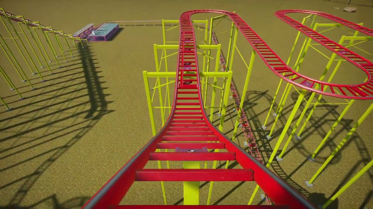 a rollercoaster that you think ur going to fall off