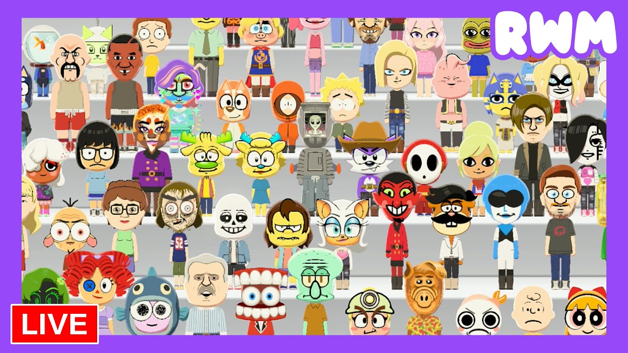 I Made 70 Miis in Tomodachi Life - YouTube