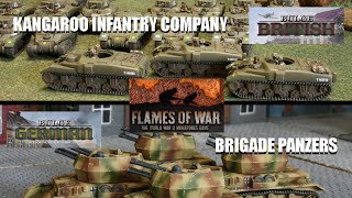 Flames of War Battle Report - Kangaroo Infantry Company vs Brigade Panzers