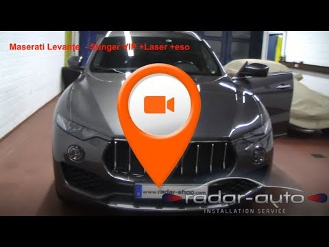 Installation Service Maserati Levante Radarwarner Radar Detector Detecteurs De Radar Youtube