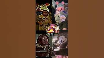 Wich one is the scariest #thehug #fivenightsatfreddys #pandory #neverbealone #chuckecheese #shorts