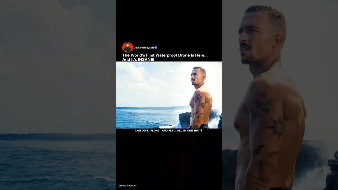 World’s First Waterproof Drone! HoverAir Aqua Redefines Water Sports & Aerial Filming 