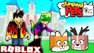 Zrobiliśmy WŁASNY TRYB W ROBLOX?! (Jumping Pets Simulator)