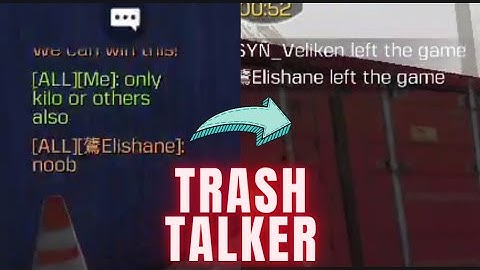 *Making a trash talker to rage quit*        |  ZIGZAKARA.