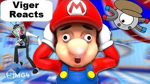 Viger Reacts to SMG4's "Mario Loses His Mustache"
