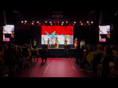 International Cultural Evening. Indonesian performance