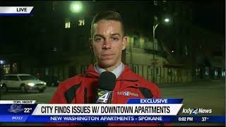 Video gives look inside 'unlivable' Downtown Spokane apartment complex