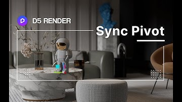 How to align pivot point to modeling software, make door opening animation in D5 Render | Sync Pivot