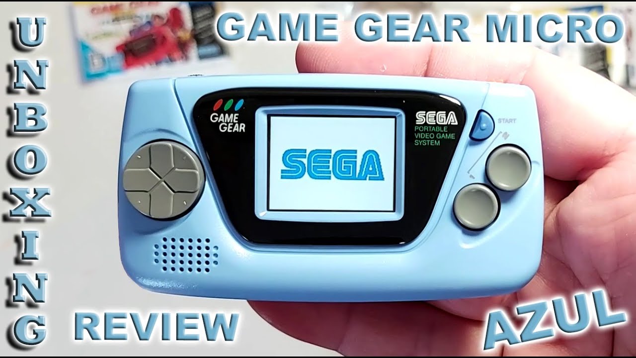 Sega lança versão mini do Game Gear em comemoração aos seus 60 anos