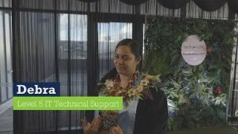 Techtorium graduation highlight - Debra