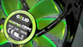 GELID Solutions Wing 12PL Green UV LED 120mm Fan Unboxing & First Look Linus Tech Tips