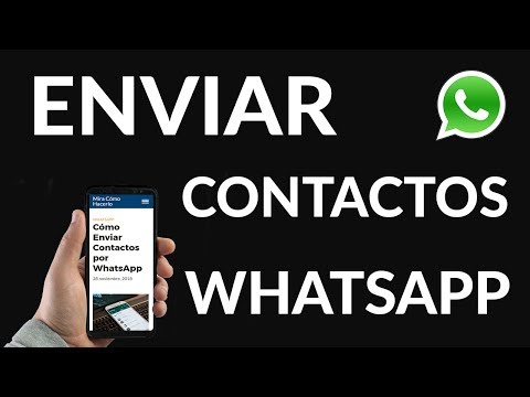 Video: ¿Cómo transfiero los contactos de WhatsApp?