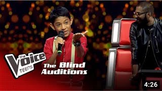 #TheVoiceLK  #VoiceOshada Perera | Meka Sonduru Lokayak(මේක සොදුරු ලෝකයක්)|The Voice Teens Sri Lanka