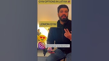 Gym 💪🏻 Options In Latvia 🇱🇻 | Best Gym In Latvia 🤔 #shorts #latvia #studyinlatvia #riga