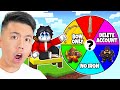 Roblox bedwars but random wheel controls my game