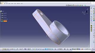 CATIA Exercise 03 | Using Formula & Bi-Tangent Line & Stiffener & Mirror