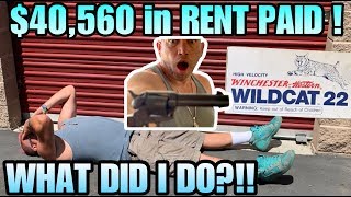 $40,560 PAID IN RENT! WHAT DID I DO! I bought an abandoned storage unit and FOUND AMMO!