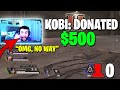 Donating To Small Streamers IF THEY COMPLETE THE CHALLENGE! Part 3 (Apex Legends)