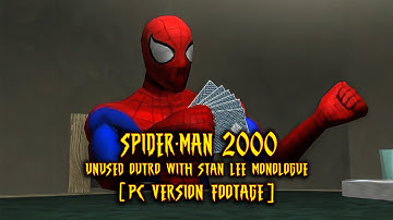 Spider-man 2000: unused outro with Stan Lee monologue [PC version footage]