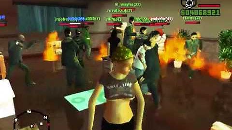 GTA:LinkMania SAMP House on fire