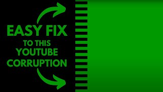 YouTube CORRUPTION | Half Screen Green | EASY FIX!