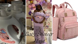 Baby Shower Haul \/ First Time Mom