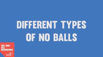 Different Types of No Balls in Rounders